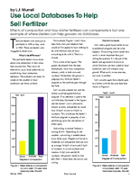 Use Local Databases To Help Sell Fertilizer