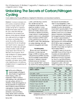 Unlocking The Secrets of Carbon/Nitrogen Cycling
