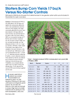 Starters Bump Corn Yields 17 bu/A Versus No-Starter Controls