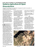 Systems Agriculture At Open Grounds Farm