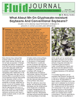 What About Mn On Glyphosate-resistant Soybeans And Conventional Soybeans?