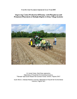 Improving Cotton Production Efficiency with Phosphorus and Potassium Placement at Multiple Depths in Strip Tillage Systems