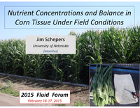 Nutrient Concentrations and Balance in Corn Tissue Under Field Conditions