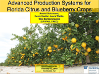 Advanced Production Systems for Florida Citrus and Blueberry Crops