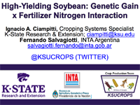 High-Yielding Soybean: Genetic Gain  x Fertilizer Nitrogen Interaction