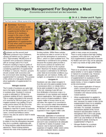Nitrogen Management For Soybeans a Must